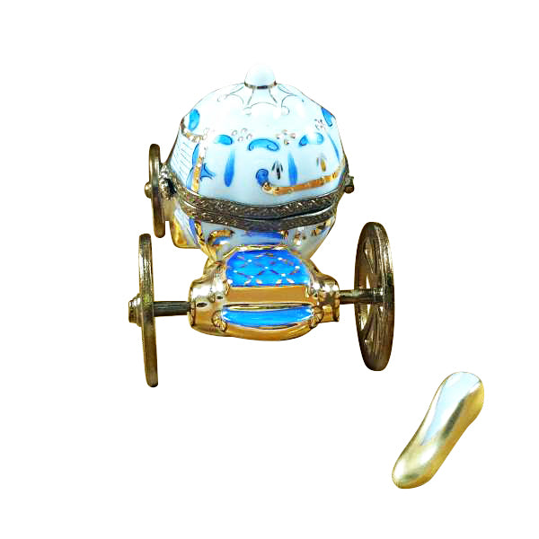 Load image into Gallery viewer, Rochard &quot;Cinderella Carriage with Shoe&quot; Limoges Box
