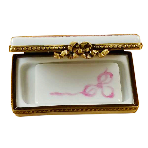 Load image into Gallery viewer, Rochard &quot;Pink Stork It&#39;s a Girl&quot; Limoges Box
