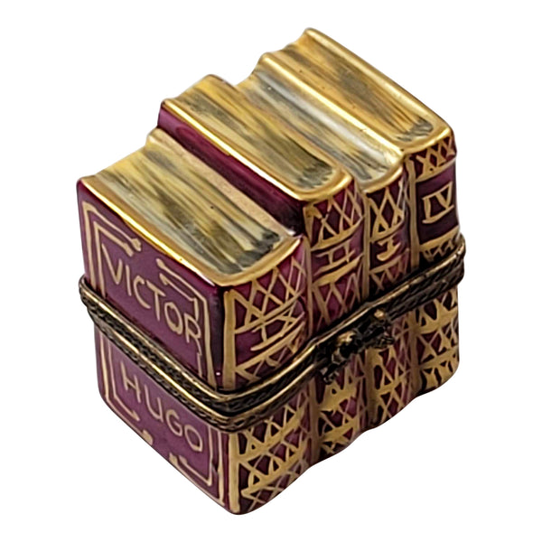 Load image into Gallery viewer, Victor Hugo Books Limoges Box
