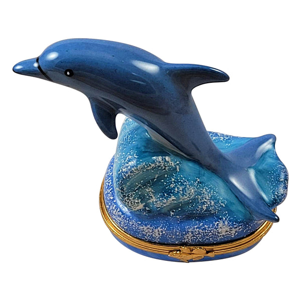 Load image into Gallery viewer, Dolphin Limoges Box
