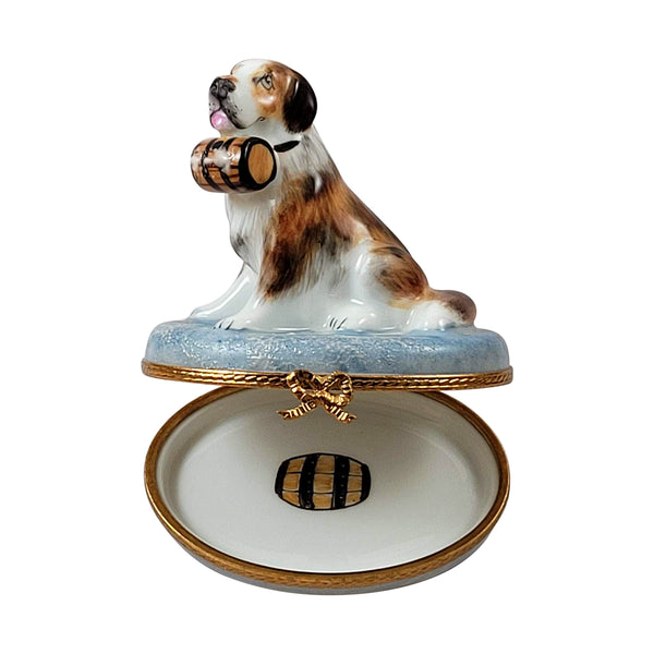 Load image into Gallery viewer, St. Bernard Limoges Box
