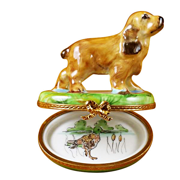 Load image into Gallery viewer, Rochard "Cocker Spaniel" Limoges Box
