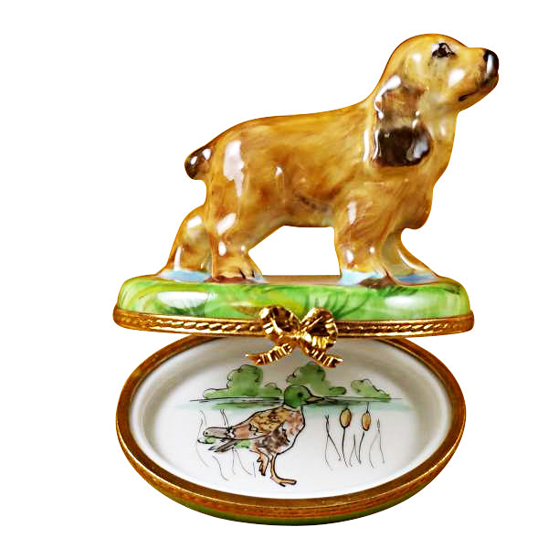 Load image into Gallery viewer, Rochard &quot;Cocker Spaniel&quot; Limoges Box
