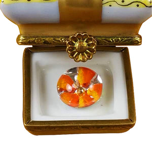 Rochard "Pillow with Flowers" Limoges Box