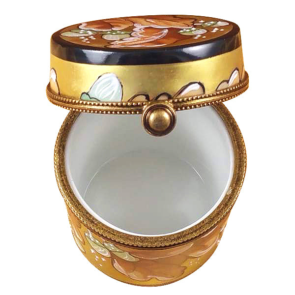 Load image into Gallery viewer, Rochard &quot;Canister Box October&quot; Limoges Box
