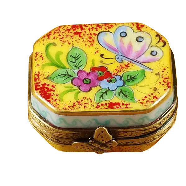 Load image into Gallery viewer, Rochard &quot;Butterfly Octagon&quot; Limoges Box
