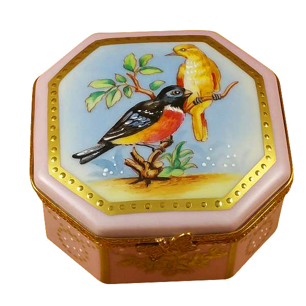 Load image into Gallery viewer, Rochard &quot;Studio Collection-Birds and Butterflies&quot; Limoges Box
