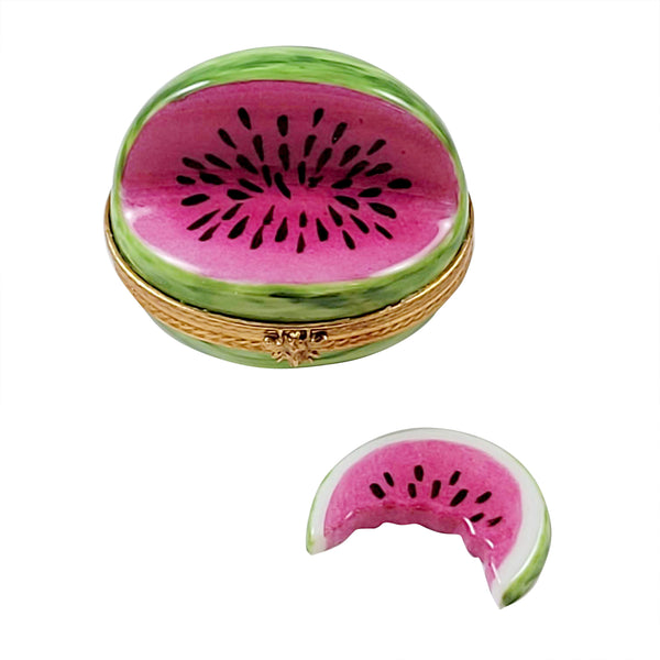 Load image into Gallery viewer, Rochard &quot;Watermelon with Removable Slice&quot; Limoges Box
