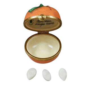Rochard "Pumpkin with Seeds" Limoges Box