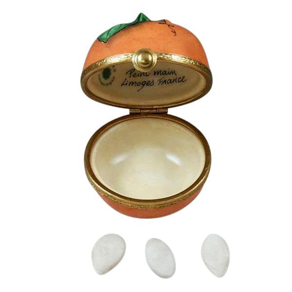 Load image into Gallery viewer, Rochard &quot;Pumpkin with Seeds&quot; Limoges Box
