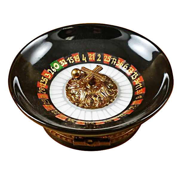 Load image into Gallery viewer, Rochard &quot;Roulette Wheel&quot; Limoges Box
