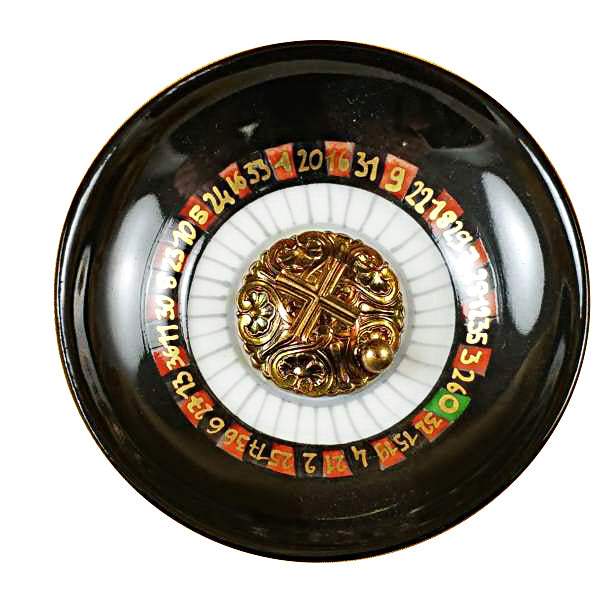Load image into Gallery viewer, Rochard &quot;Roulette Wheel&quot; Limoges Box
