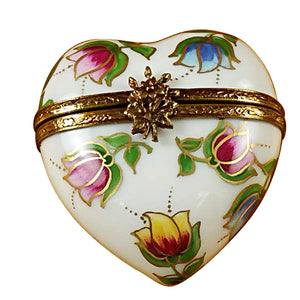Rochard "Heart - Tulips" Limoges Box