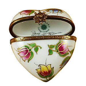 Rochard "Heart - Tulips" Limoges Box