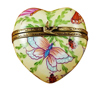 Rochard "Butterfly Heart" Limoges Box