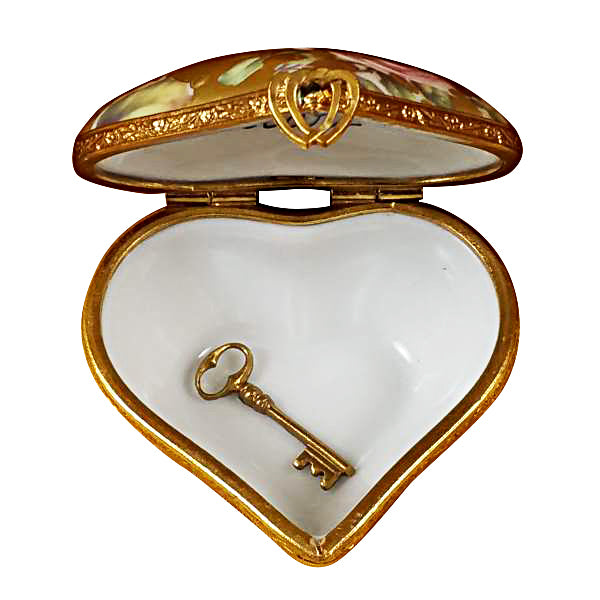 Load image into Gallery viewer, Rochard &quot;Heart - Key to My Heart&quot; Limoges Box
