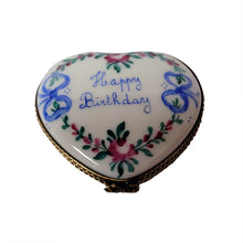 Load image into Gallery viewer, Rochard &quot;Happy Birthday Heart - 50th&quot; Limoges Box