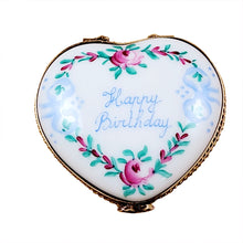 Load image into Gallery viewer, Rochard &quot;Happy Birthday Heart&quot; Limoges Box