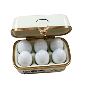 Rochard "Eggs in Carton" Limoges Box
