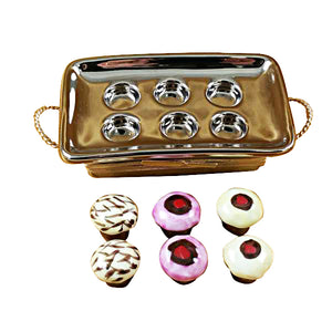 Rochard "Cupcake Tray" Limoges Box