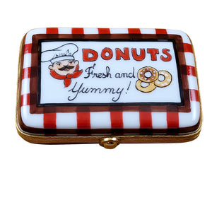 Rochard "Donut Box with Six Donuts" Limoges Box