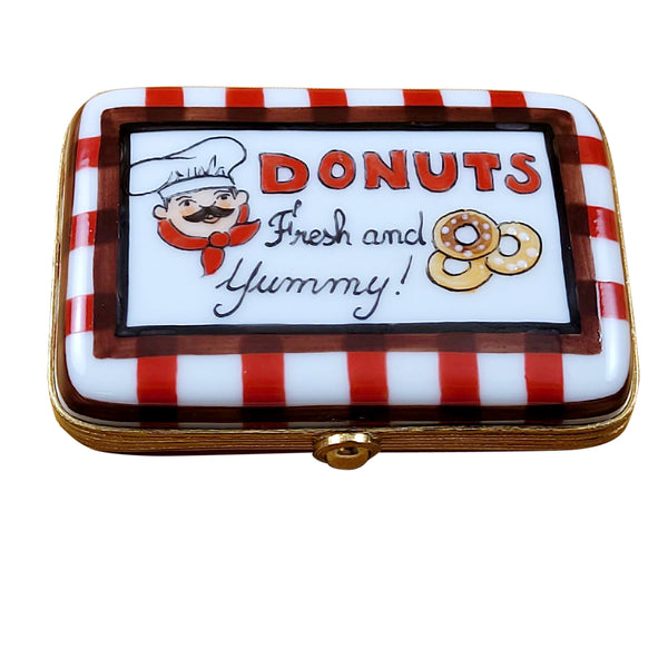 Load image into Gallery viewer, Rochard &quot;Donut Box with Six Donuts&quot; Limoges Box
