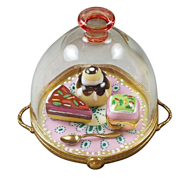 リモージュボックス ケーキ 小鳥 フランス ROCHARD Rochard 