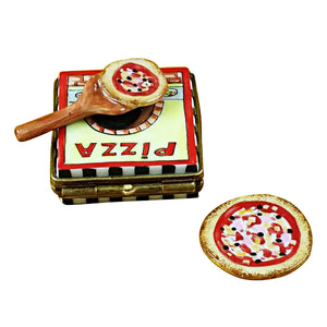 Rochard "Pizza box with Pizza" Limoges Box