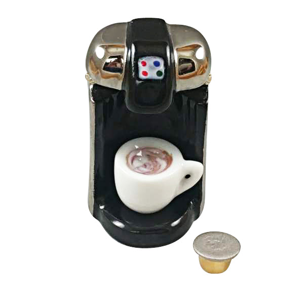 Load image into Gallery viewer, Rochard &quot;&quot;R&quot; Cup Coffee Maker with Removable &quot;R&quot; Cup&quot; Limoges Box
