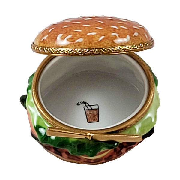 Load image into Gallery viewer, Rochard &quot;Hamburger&quot; Limoges Box
