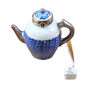 Rochard "Kenya Teapot with Tea Bag" Limoges Box