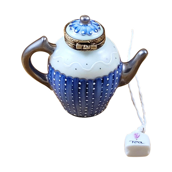 Load image into Gallery viewer, Rochard &quot;Kenya Teapot with Tea Bag&quot; Limoges Box
