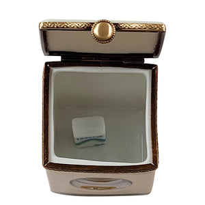 Rochard "Washing Machine with Detergent" Limoges Box