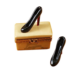 Rochard "Shoe Box with Stilettos" Limoges Box