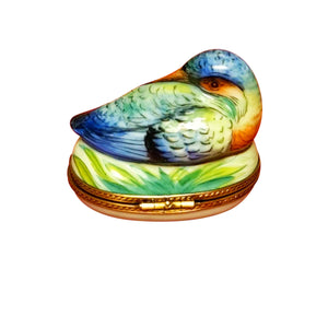 Colorful Duck Limoges Box