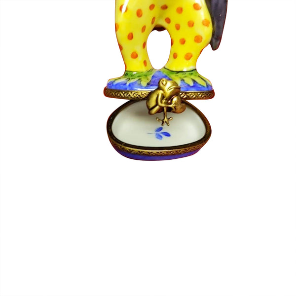 Load image into Gallery viewer, Mr. Frog with Top Hat Limoges Box
