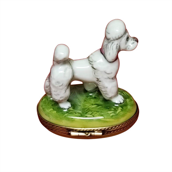 Load image into Gallery viewer, White Poodle Limoges Box
