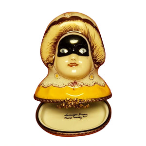Venis Woman In Masquerade Limoges Box