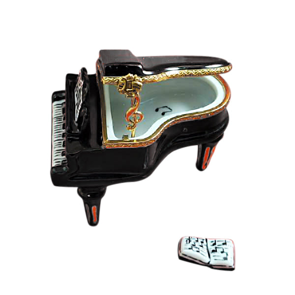 Load image into Gallery viewer, Rochard &quot;Black Piano&quot; Limoges Box
