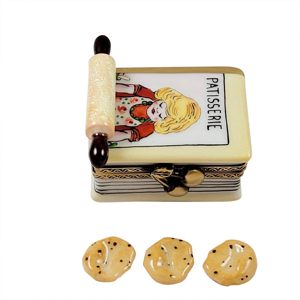 Load image into Gallery viewer, Rochard &quot;Cookbook with Rolling Pin&quot; Limoges Box
