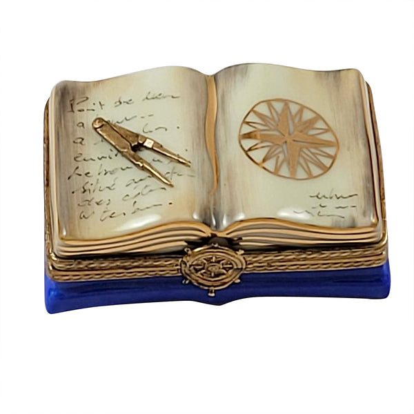 Load image into Gallery viewer, Rochard &quot;Nautical Book&quot; Limoges Box
