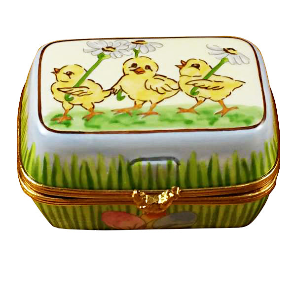 Load image into Gallery viewer, Rochard &quot;Easter Egg Box with Eggs&quot; Limoges Box
