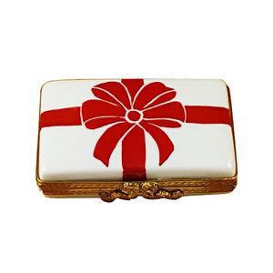 Rochard "Gift Box with Red Bow" Limoges Box