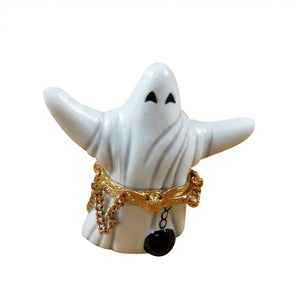 Rochard "Ghost with Ball and Chain" Limoges Box