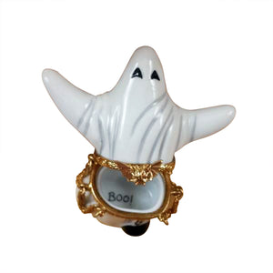 Rochard "Ghost with Ball and Chain" Limoges Box