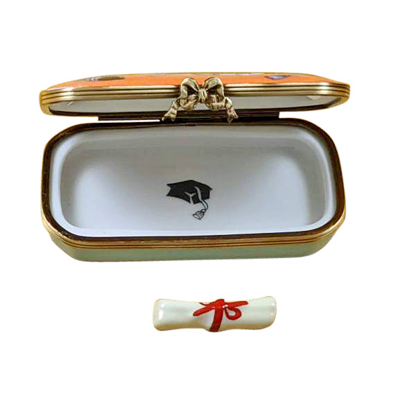 Load image into Gallery viewer, Rochard &quot;Congratulations Oval With Diploma&quot; Limoges Box
