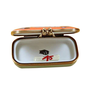 Rochard "Congratulations Oval With Diploma" Limoges Box