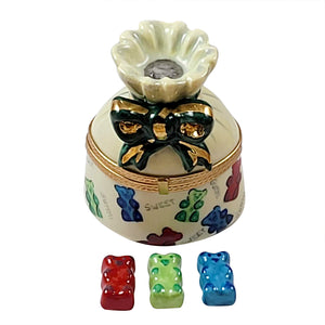 Rochard "Gift Bag Of Gummy Bears" Limoges Box