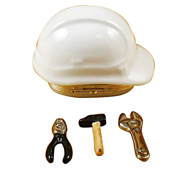 Load image into Gallery viewer, Rochard &quot;Hard Hat with Tools&quot; Limoges Box
