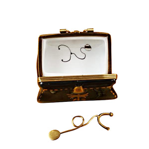 Rochard "Doctor's Bag with Stethoscope" Limoges Box